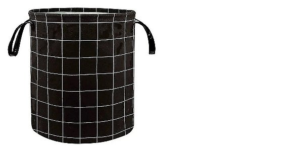Cesto Multiuso Grid Preto Mor