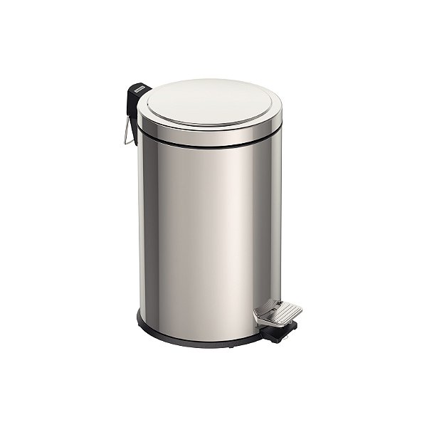 Lixeira Brasil em Inox com Pedal e Balde Interno 12 L Tramontina