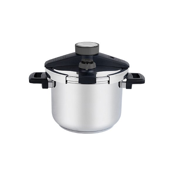 Panela de Pressão Presto em Aço Inox 5 Dispositivos de Segurança 22 cm 6 L Tramontina