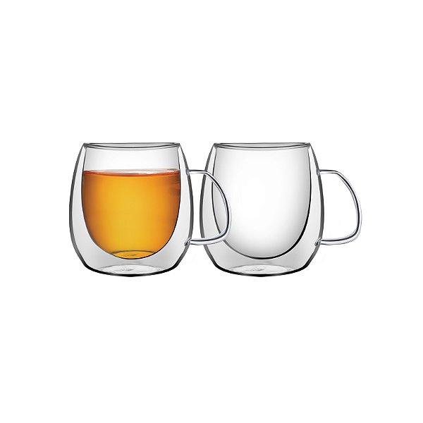 Conjunto de Xícaras para chá e cappuccino 200ml 2 Peças Tramontina