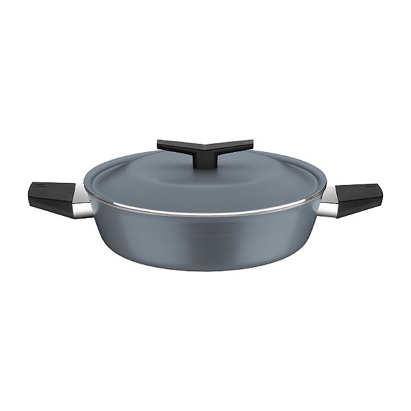 Arrozeira em Alumínio Spezia Induction 24 cm 2,5 l Azul Ardósia Tramontina