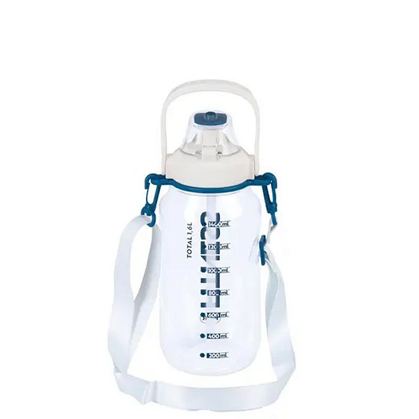 Garrafa Fitness Branca 1,6l - MOR