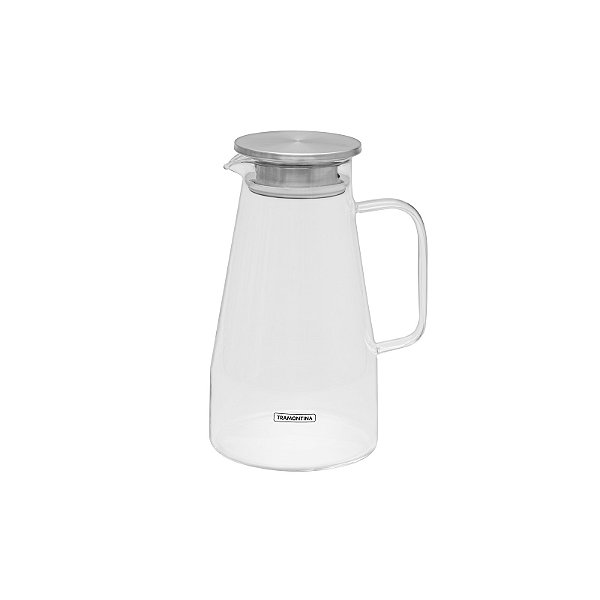 Jarra em Vidro Borossilicato com Tampa em Aço Inox 1,8 L Tramontina