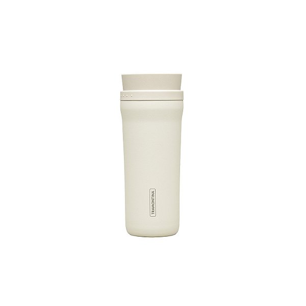 Copo Térmico 460 ml em Aço Inox com Bocal 360° Tramontina Bege