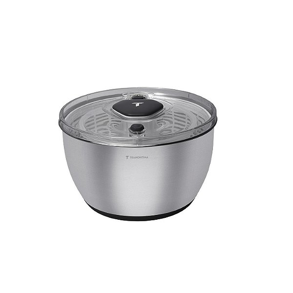 Lava e Seca Alimentos em Aço Inox com Cesto Interno 6 L Tramontina