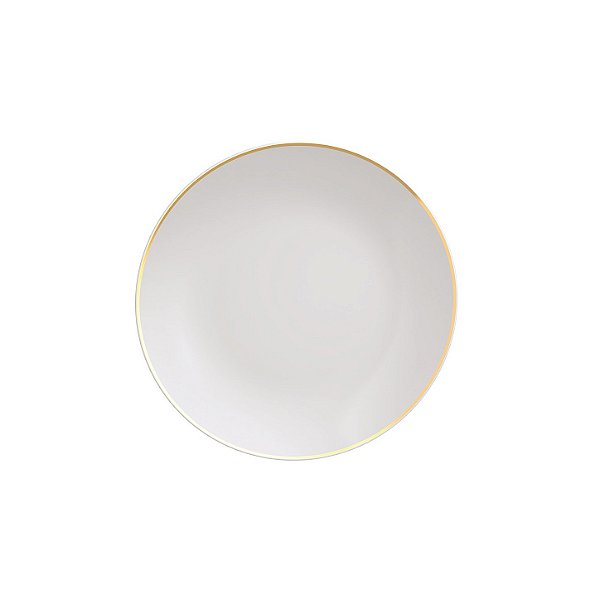 Jogo de Pratos Sobremesa Anna 12 peças em Porcelana 21 cm Tramontina