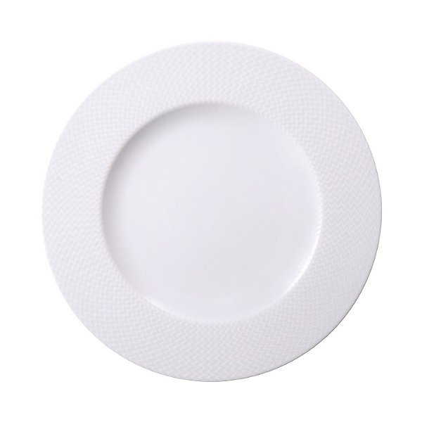 Jogo de Pratos Raso Fundo Mesh 12 peças em Porcelana 28 cm Tramontina