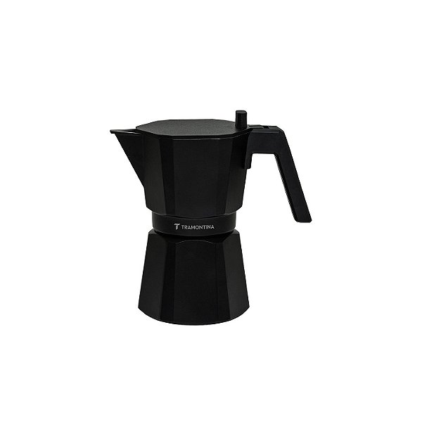 Cafeteira Expresso Italiana em Alumínio 320 ml Tramontina Preto