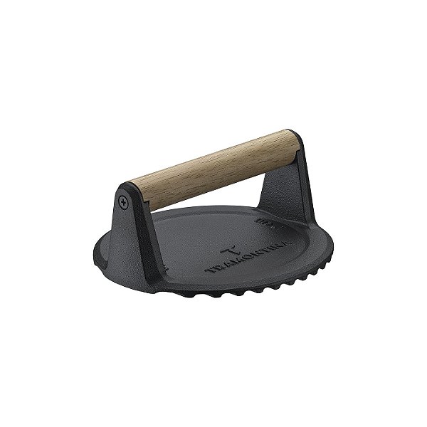 Prensador para Hambúrguer em Ferro Fundido Fargo 17 cm Tramontina
