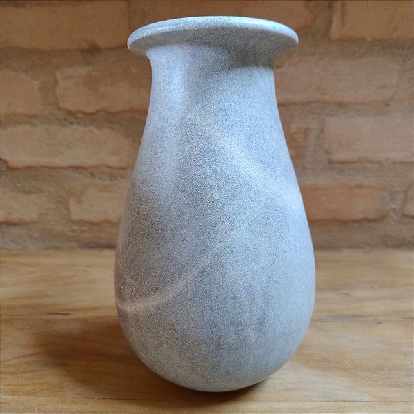 Vaso Decorativo Em Pedra Sabão (22 x 12 cm)
