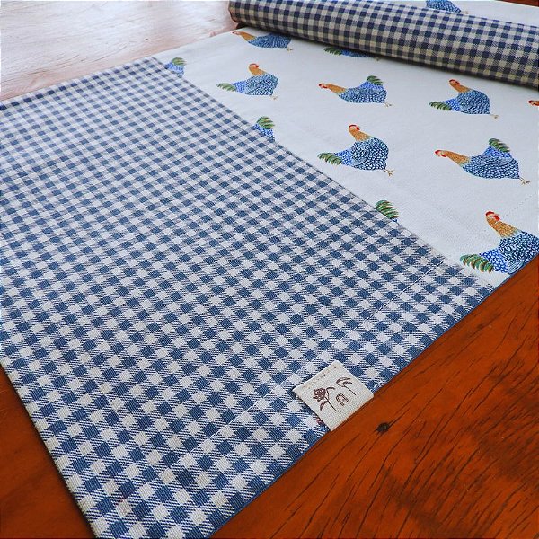 Jogo Americano em Patchwork Moderno Kit com 02 peças