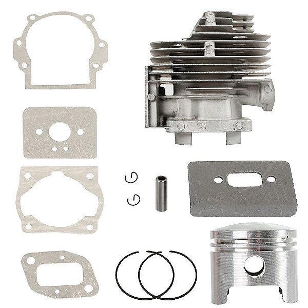 Kit pistão, cilindro, juntas, anel, pino para roçadeira RG-P40