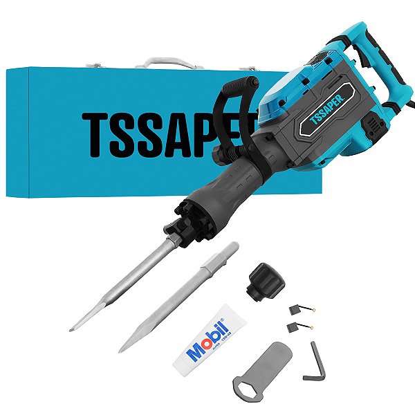 Martelete Demolidor Industrial 2100w 62J 1850bpm Tssaper