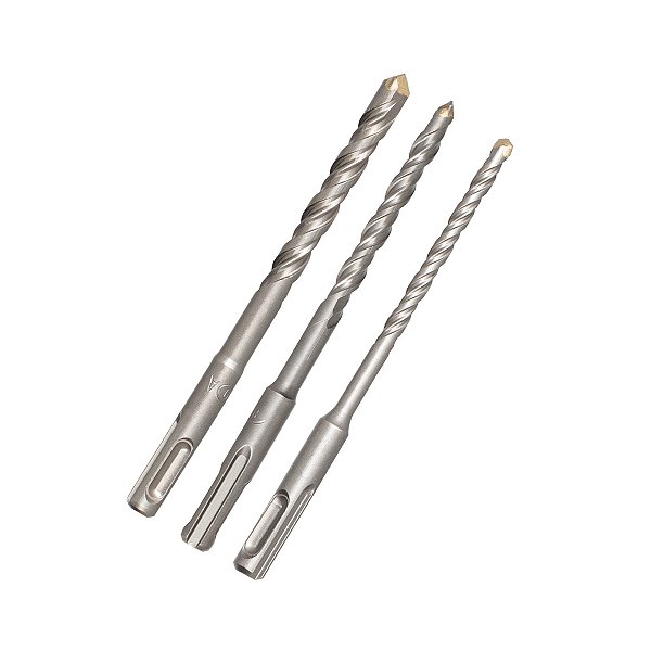 Kit Brocas 6, 8 e 10mm para Martelete 4J com Encaixe SDS PLUS