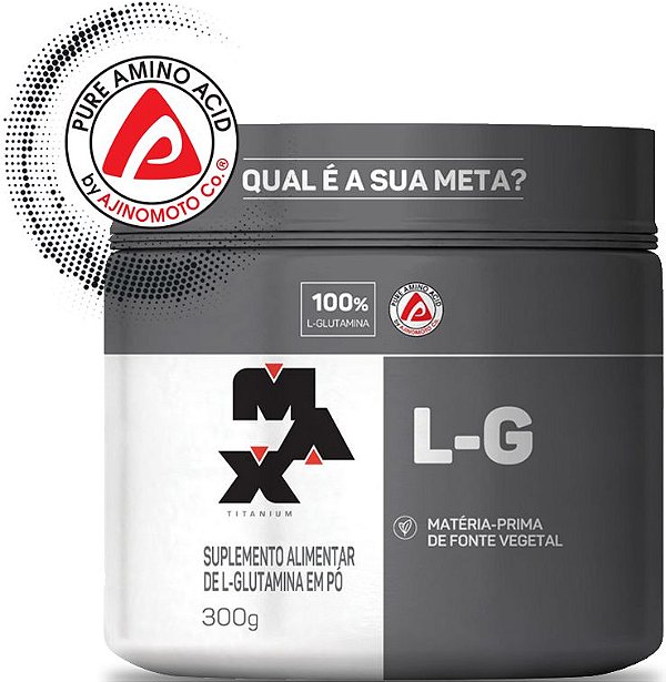 L-Glutamina PURA (300g) Max Titanium