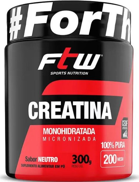 Creatina Monohidratada PURA (300g) FTW