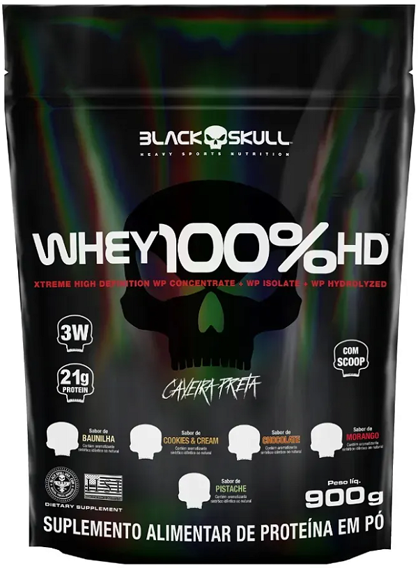 Whey 100% HD (900g) BlackSkull