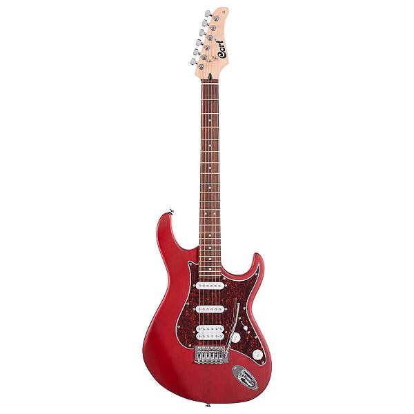 Guitarra Cort G110 Hss Open Pore Black Cherry