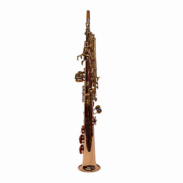 Sax Soprano em Bb Sebastian SSS-S818QSN Gold Plated