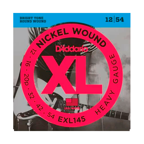 Encordoamento D'addario Guitarra 012 EXL145 +1 Extra