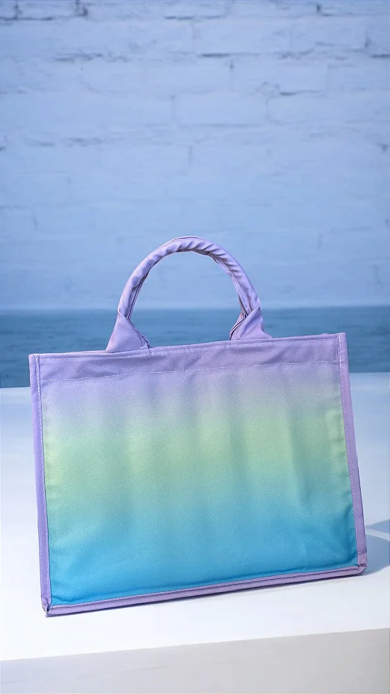 BOLSA NORONHA DEGRADÊ LILÁS/ACQUA