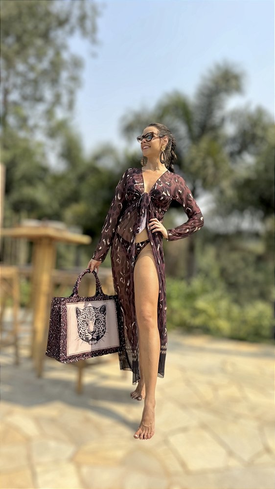 SAÍDA LONGA ONÇA MARROM