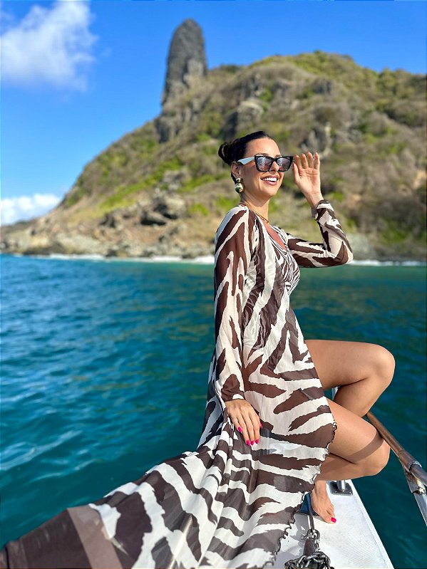 SAÍDA LONGA ZEBRA NORONHA MARROM
