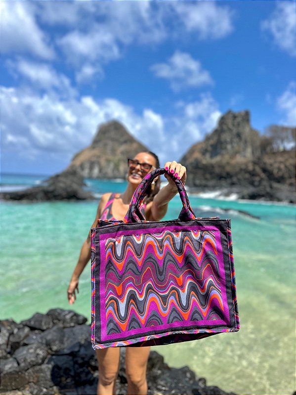 BOLSA ONDAS COLORIDAS