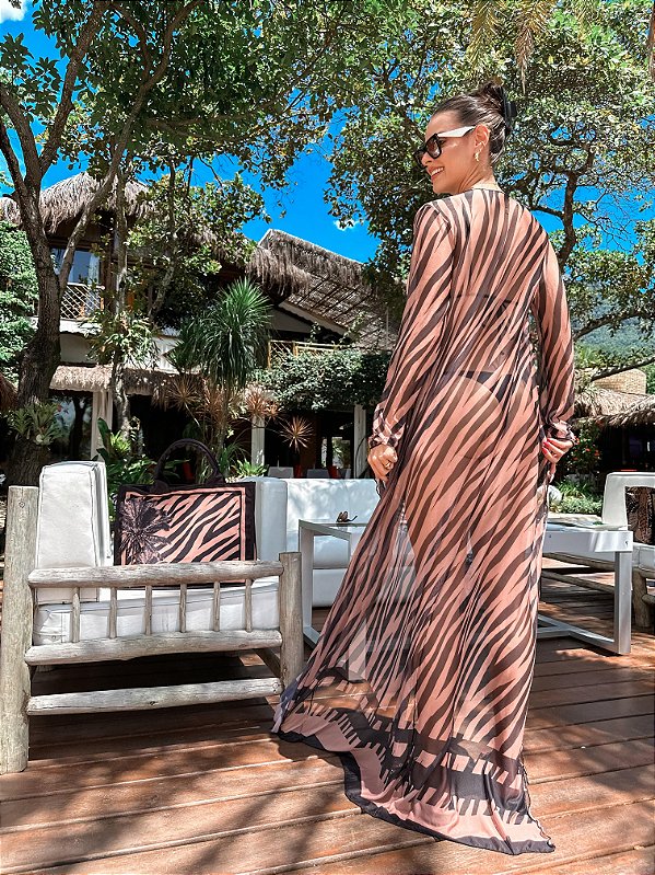SAÍDA LONGA ZEBRA NUDE