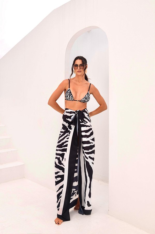 PAREÔ ZEBRA TIGRE ZEBRA PRETO E BRANCO