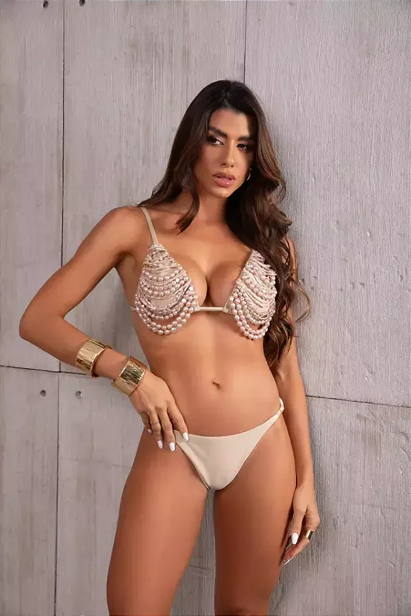 BIQUÍNI CORTININHA PEDRARIA GOLD