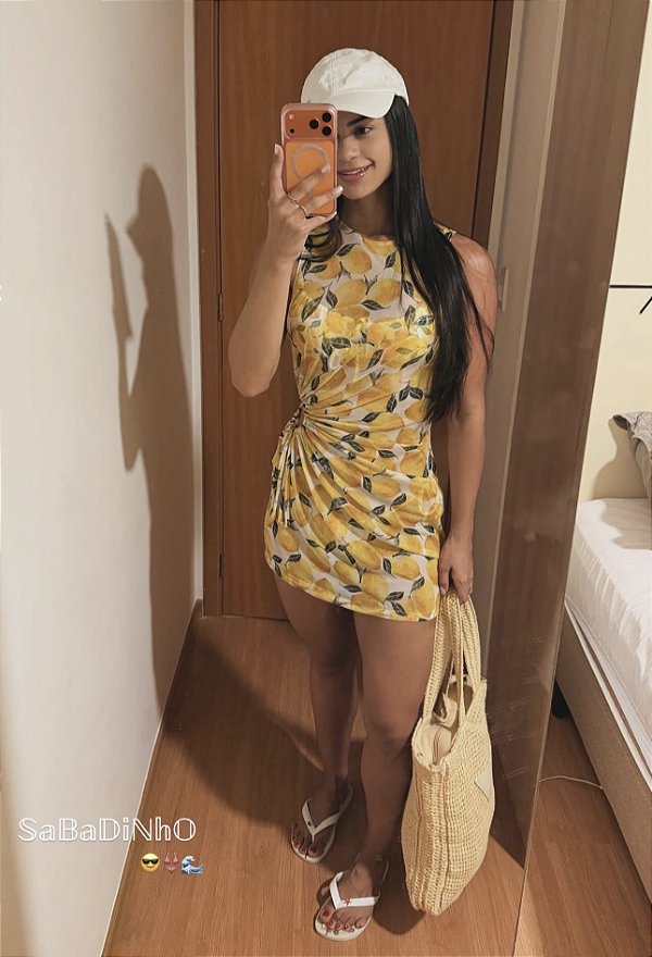 SAÍDA CURTA TULE LIMÃO SICILIANO