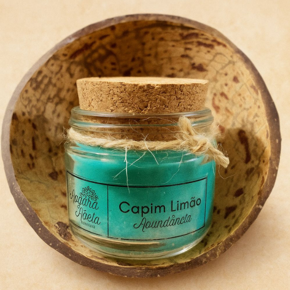 Vela Aromática Capim-limão