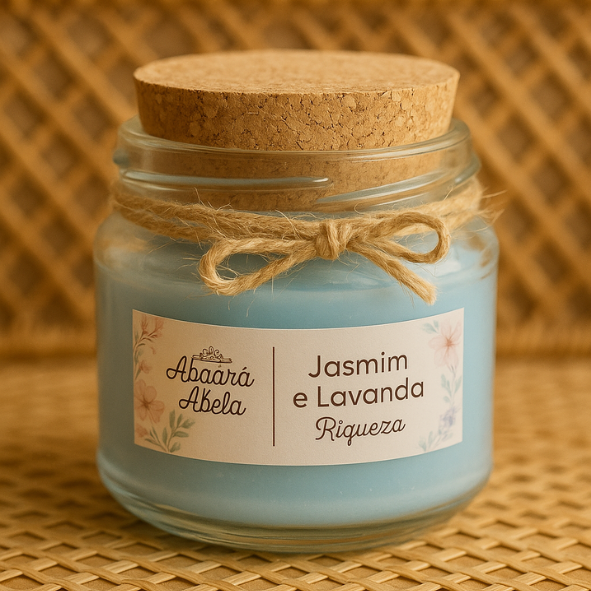 Vela Aromática Jasmim e Gengibre