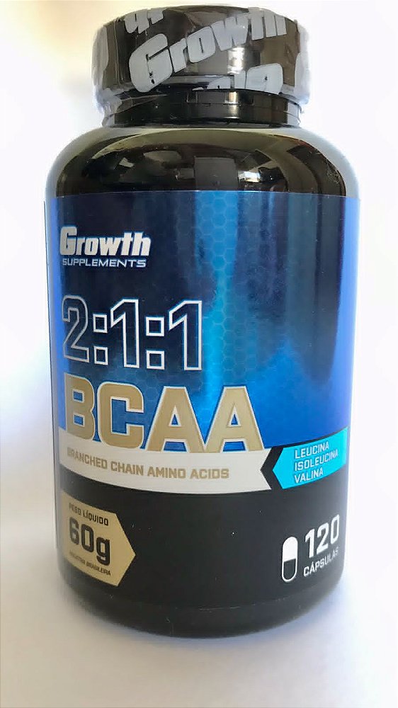 BCAA (120 comp): Como tomar e para que serve?, Growth