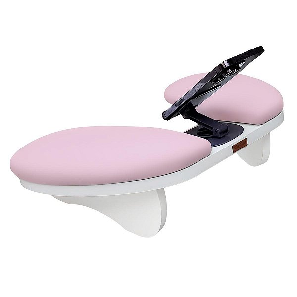 Apoio de Braço Delta Pro c/ Suporte de Celular Integrado Metal Ajustável 360°