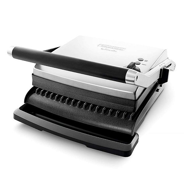 Grill Elétrico Tramontina by Breville Adjusta em Aço Inox 127V com Controle de Temperatura
