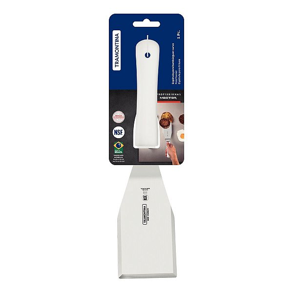 Espátula Profissional 6x3" Tramontina em Inox e Polipropileno