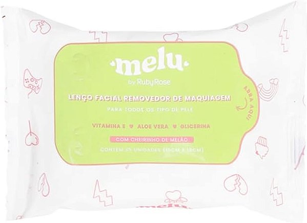 Lenço Facial Removedor De Maquiagem Melu Rr207 Rubyrose
