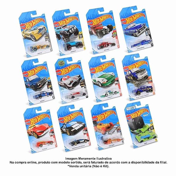 Carrinhos Hot Wheels Sortidos Valor Unitario Mattel - Carrinho de