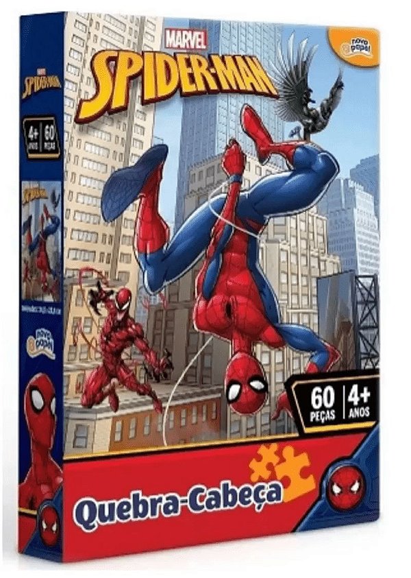 Quebra-cabeça Homem Aranha 60 Peças - Toyster