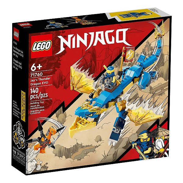 LEGO Ninjago - Dragão Trovão Evo do Jay 140 Peças 71760