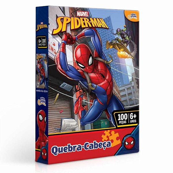 Quebra-cabeça Homem-Aranha 100 Peças 8013 - Toyster