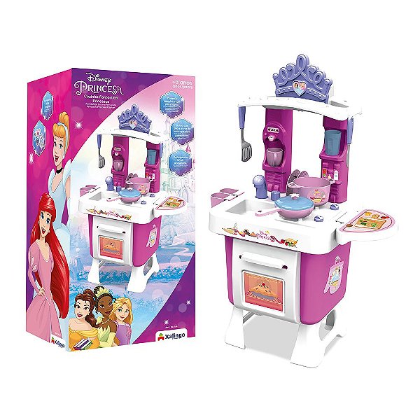 Cozinha Infantil Fantástica Princesas Disney - Xalingo