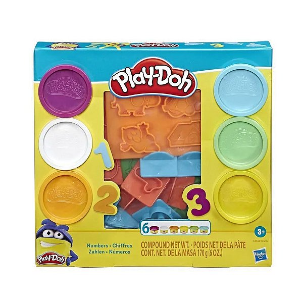 Play-Doh Massinha Conjunto Números E8533 - Hasbro