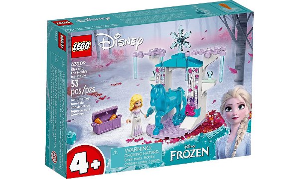 LEGO Frozen - O Estábulo de Gelo da Elsa e do Nokk 53 Peças 43209