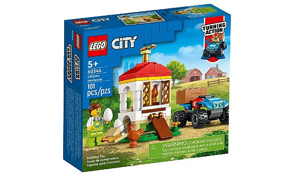 LEGO City - Galinheiro 101 Peças 60344