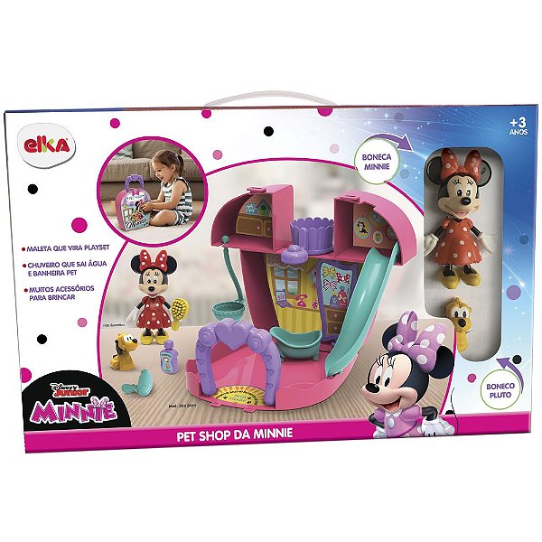 Pet Shop da Minnie Maleta Playset com Acessórios - Elka