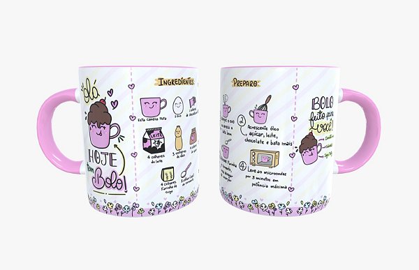 Caneca Receita Bolo De Caneca