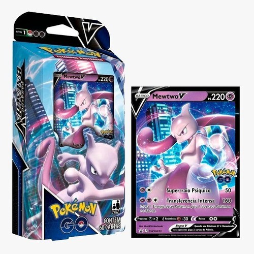 Starter Deck Baralho Batalha V - Pokémon Go - Mewtwo
